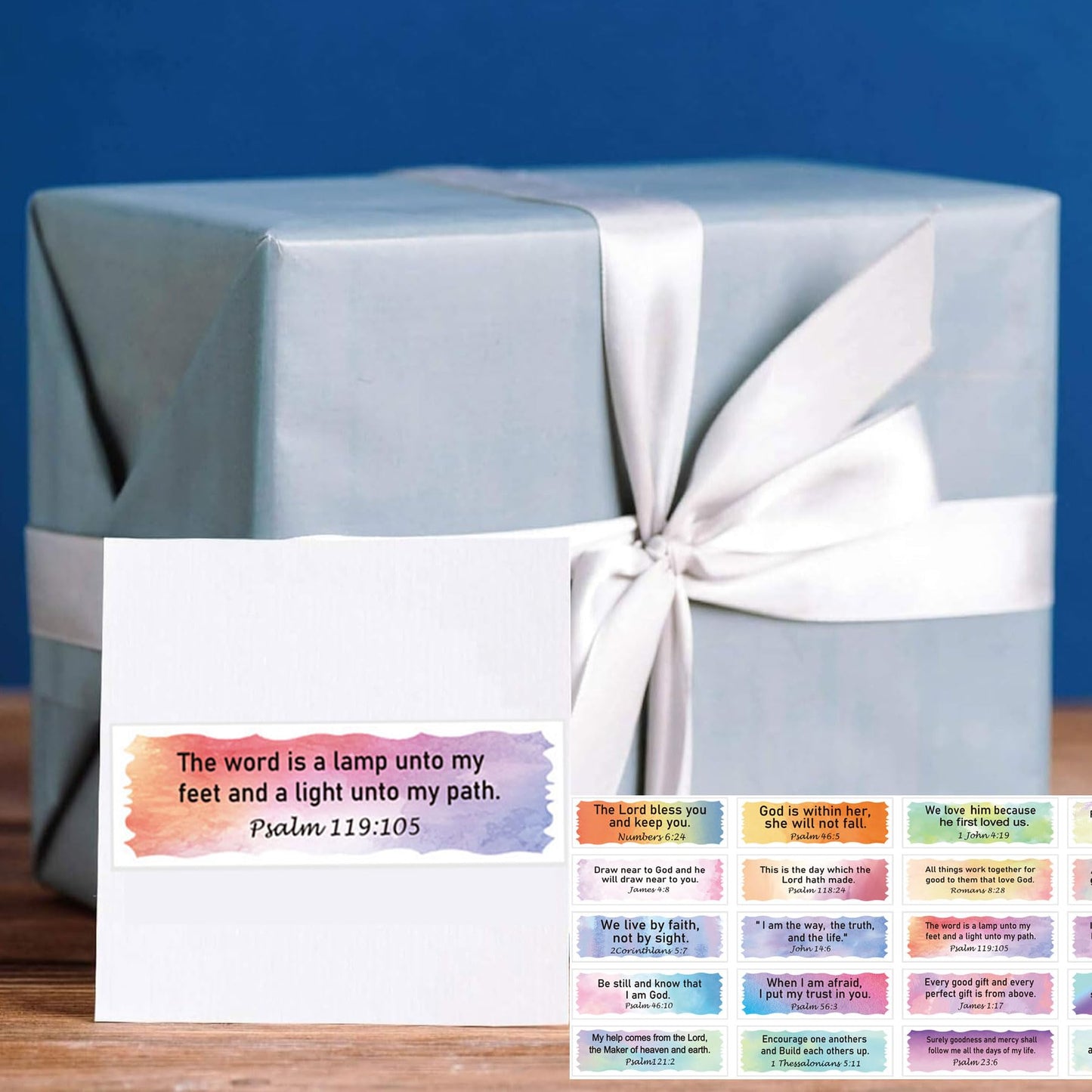 Bible Verse Stickers Scripture Inspirational Christian Sticker 200Pcs Religious Bible Quote Stickers Motivational Faith Decals Jesus Christian Religious Faiths Labels for Planner, Faith Sticker