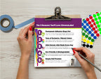 ChromaLabel forest green round color-coding label sticker, 0.50 inch diameter, permanent adhesive, 1000 labels in dispenser box