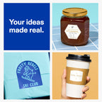 Avery® Matte White Hexagon Labels, 1-1/2" x 1-47/54", 500 Total 500 labels