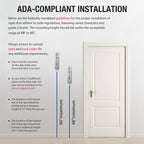 ADA Compliant Exit Signs- 2 Pack Exit Sign with Braille and Raised Letters Emergency Exit Sign for Business Office Public Space Indoor/Outdoor Easy Adhesive Install Acrylic Horizontal 6.3”×2.9” 2pk-horizontal