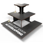 3-Tier Wooden Display Stand Bundle for Vendors, Craft Fairs, Markets, Retail