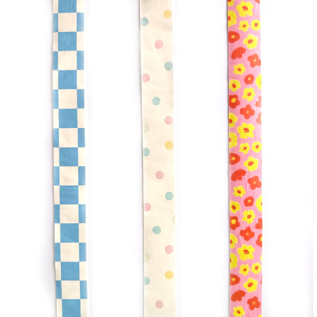 Tennis Racket Grip Tape - Customizable and Tac Moisture Feel Tennis Grips - Anti Slip Tennis Overgrip for Tennis Racket 3 Polka Dot