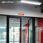 iSYFIX Exit Glow in the Dark Sign, 12x4 Inch, 12 Pack 12 Pk 12x4 Plastic Glow
