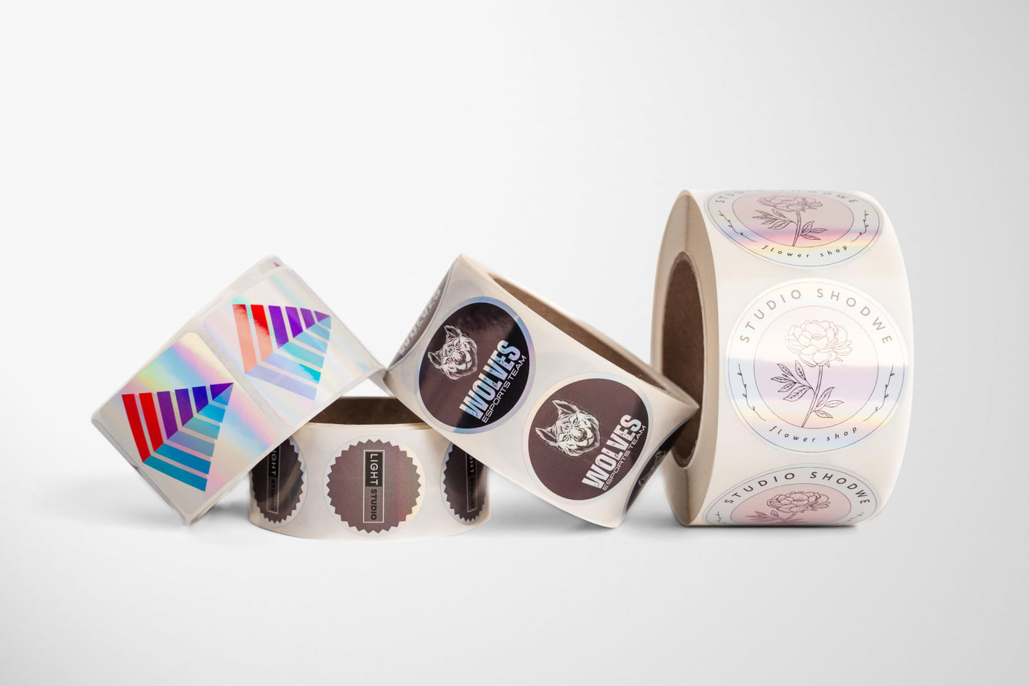 Build Your Own Stickers - Any Design + Logo - Personalize Business - 50+ Roll - Multi Shapes, Sizes, Backgrounds, Text - Gloss/Matte Labels (1.5 inch Circle) 1.5 inch Circle