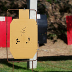 ChromaLabel 0.75-inch black round target pasters for shooting, 1000 labels per dispenser box, ideal for marksmanship practice