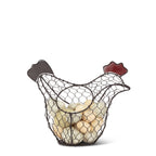 Abbott Collection Chicken Shaped Mesh Basket