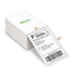 Nelko 4x6 Thermal Labels Fanfold, 500 Shipping Labels for Label Printer
