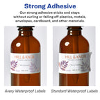 Avery Printable Durable White Rectangle Labels, 8.5" x 11", Waterproof Labels, Laser & Pigment-Based Inkjet Compatible, 10 Total, Great for Product Branding, Marketing, and More