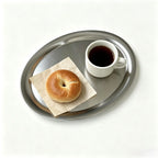 Stainless Steel Serving Platters,Camping Tray,Dinner Plate,12.2"L× 10"W
