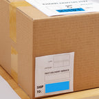 Blue Rectangle Labels 3" x 1" Color Coding Stickers Roll 500 Pcs Blue