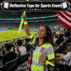 SWRT Reflective Tape 2 Inch x 30 Feet DOT-C2 Shining Star Fade Resistant Green Reflective Outdoor Waterproof Strong Adhesive Safety Warning Reflector Conspicuity Tape for Trailer Trucks Bike 1