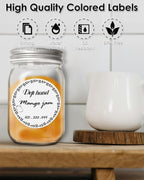 iEager 3 Inch White Circle Thermal Labels, Durable Round Thermal Label