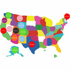 PARLAIM 1-inch red round adhesive color-code dot stickers on a roll for office and classroom labeling.