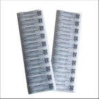 100pcs 1" x 2.4" Custom Printable Tamper Evident Security Asset Tags