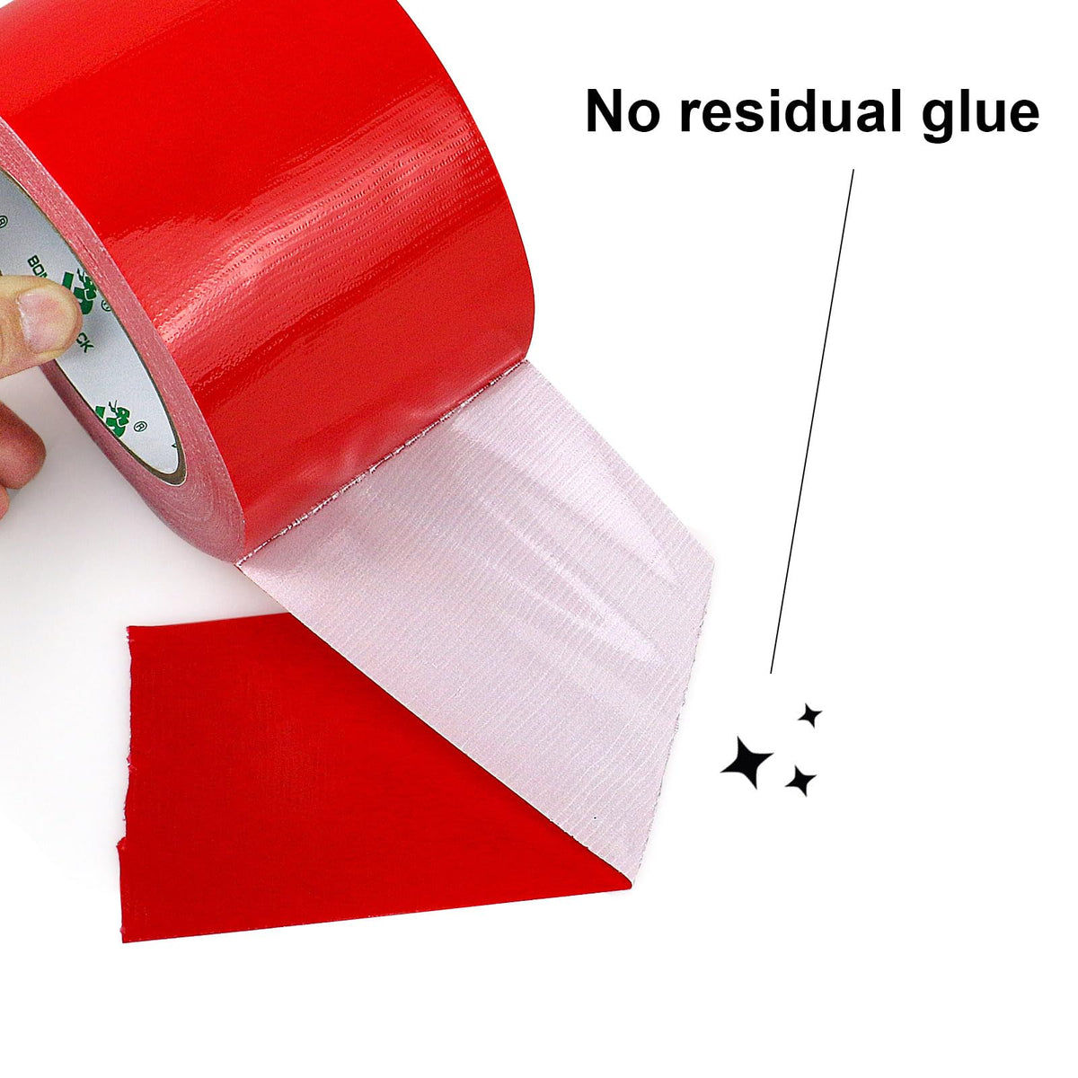 BOMEI PACK 3 Inch Red Duct Tape Waterproof,Heavy Duty,3 Inch x 35 Yards,9 Mil Industrial Grade Yellow Duct,No Residue,Strong,Flexible and All Weather,Professional for Indoor & Outdoor Use