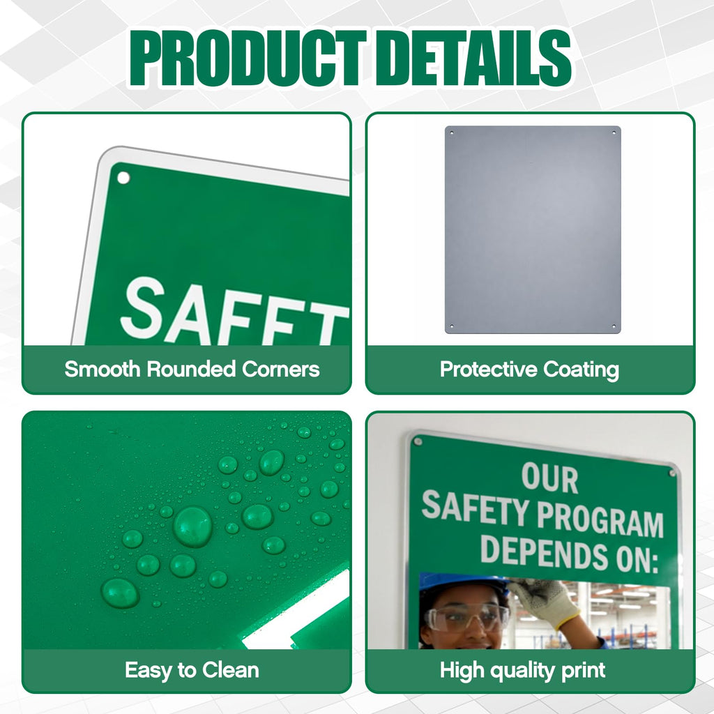 Safety Mirror Sign for Workplace - "Our Safety Program Depends on You" Our Safety Program Depends on