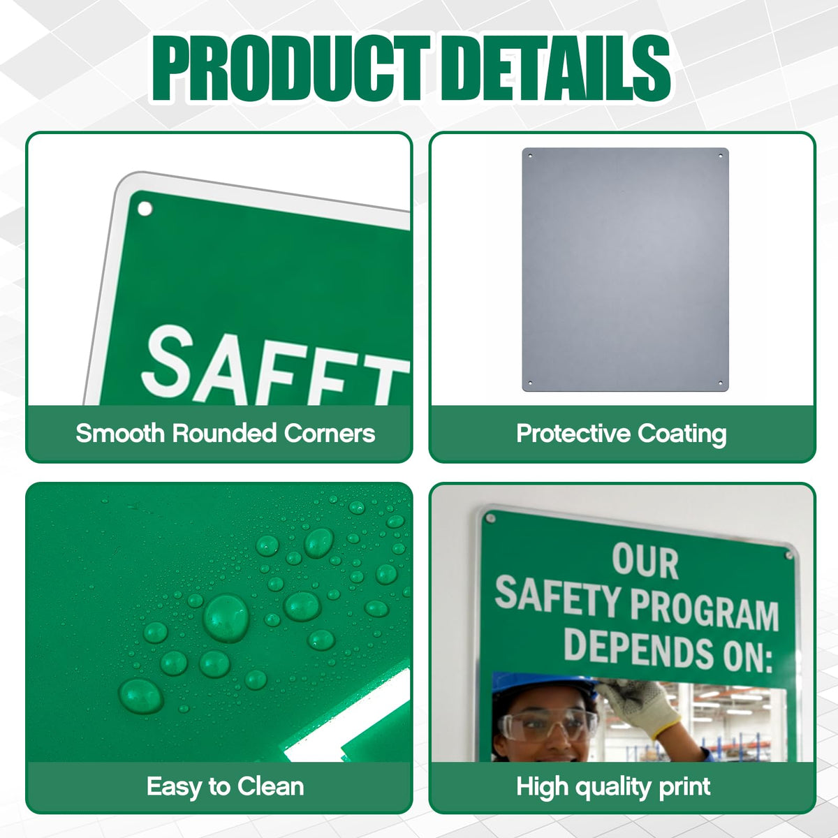Safety Mirror Sign for Workplace - "Our Safety Program Depends on You" Our Safety Program Depends on