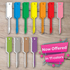 Versa-Tags White Self-Locking Plastic Arrow Key Tags, 2000 Count