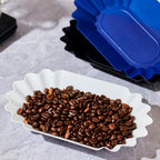 Coffee Beans Cupping Sample Tray Reusable Sample Display Dish White