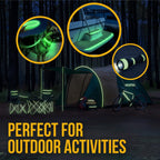 Glow in The Dark Tape – 30ft x 1inch – Premium Industrial Grade Interior and Exterior Luminous Glow Tape to Help See Objects at Night and Outdoors