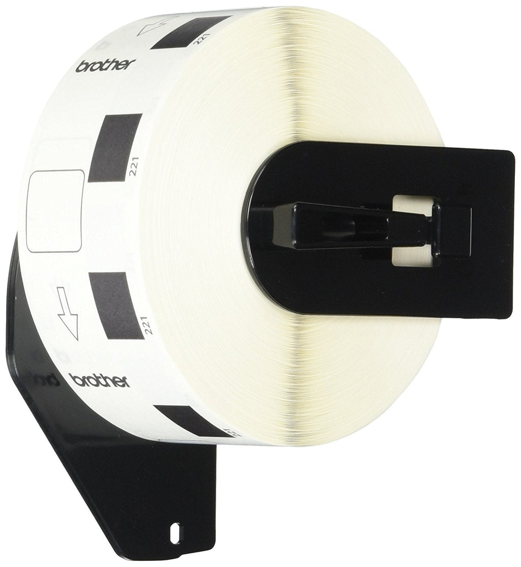 Brother DK1221 Square Paper Labels, 1000 Labels, White