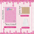 Jetec Donut Stand Cute Doughnuts Display Stand, Pink