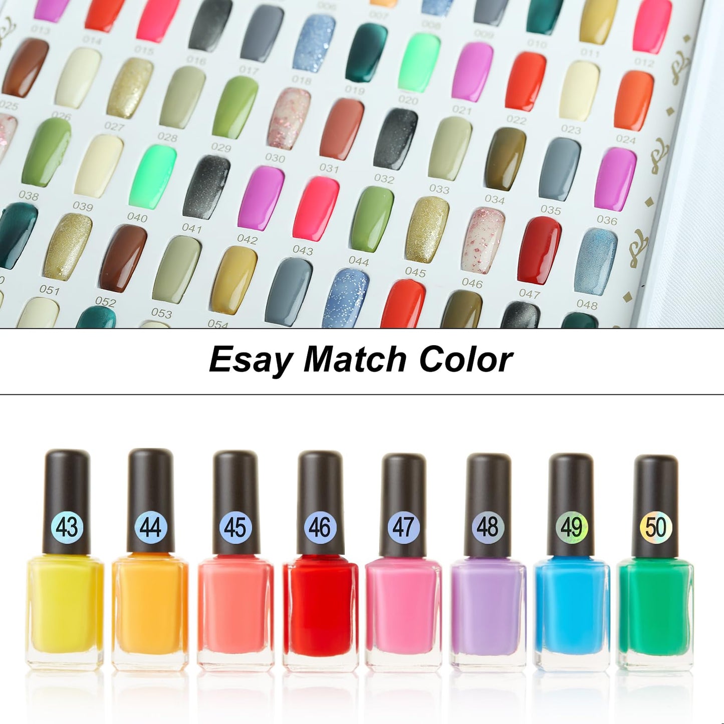 3 Sets Number Stickers (1-200), Waterproof Round Labels for Organizing Nail Polish Bottles, Nail Swatch Sticks, Lipstick 3 Set 1-200