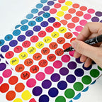 1400 PCS Round Color Coding Labels Stickers Classroom Must Haves