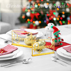 Yalikop 6 Pcs Acrylic Reserved Table Signs for Wedding Events, Gold