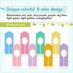 Sintuff 64 Pcs Closet Dividers Hanging Clothes Clothing Rack, Multicolor