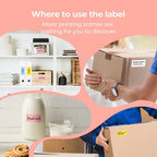 2.25"x1.25" Blue Direct Thermal Labels+Blue Shipping Labels