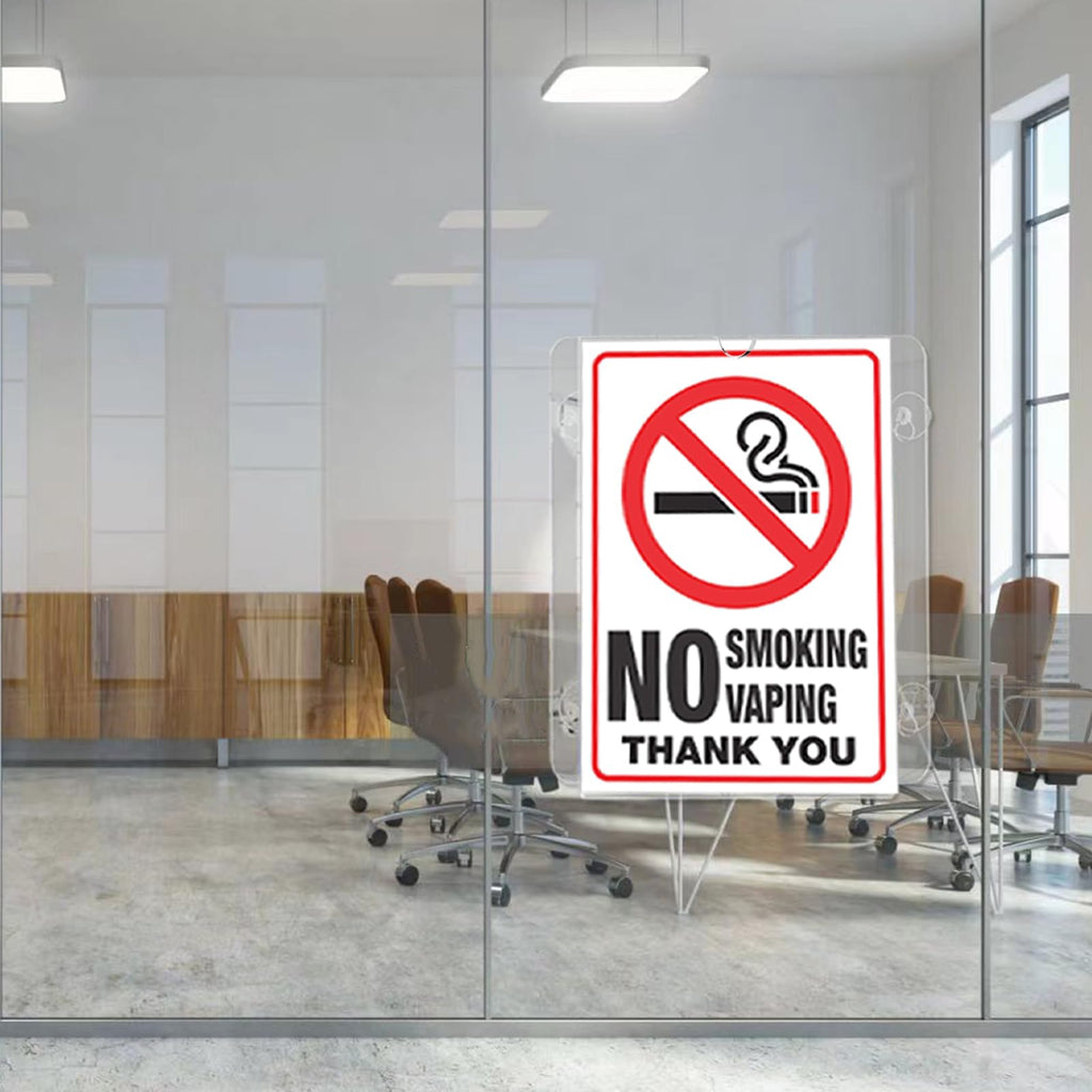 Pecmuikee Acrylic Window Sign Holder Suction Cups 8.5 x 11,Clear Acrylic Frames Wall Mount Advertising Signage Sign Holder for Glass Door Mall, Office, Home, Store, Restaurant (2 Pack) 2Pcs
