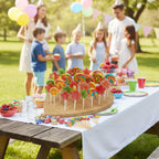 59-Hole Heart Wooden Cake Pop Display Stand with 100 Pcs Sticks
