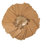 Outus 60 Pcs Blank Large Paper Gift Tags, Brown, 4 3/4" X 2 3/8" 4 3/4" X 2 3/8"