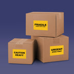 Avery® Printable Rectangle Labels, 5-1/2" x 8-1/2", Bright Yellow Labels, Laser/Inkjet Printable, 160 Total, Great for Shipping and Packaging 160 labels