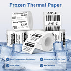 CLABEL 40x30mm (1.57"x1.18") Thermal Labels 1 Roll White Cable