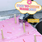 Jetec Donut Stand Cute Doughnuts Display Stand, Pink
