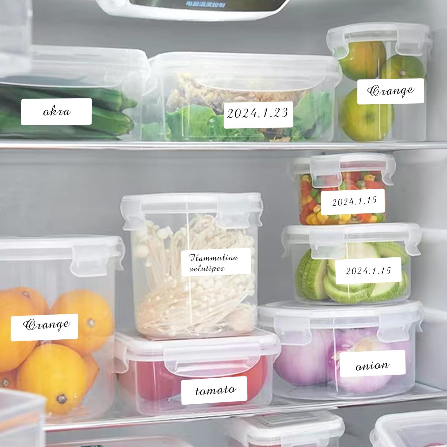 Removable Freezer Labels, Date Label 1x3 Inch Food Storage Stickers, Waterproof Oil Resistant Easy Clean Leaves no Residue 250 Total Per Roll,2 Rolls White 1×3 inch-2 rolls