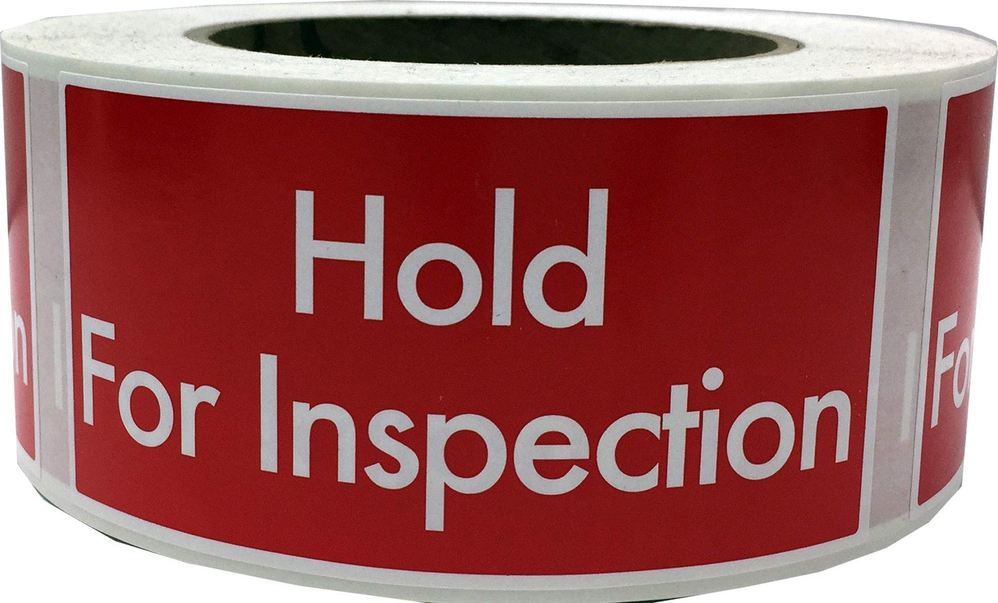 Hold for Inspection 2 x 4 Inch Labels 500 Total Stickers on a Roll