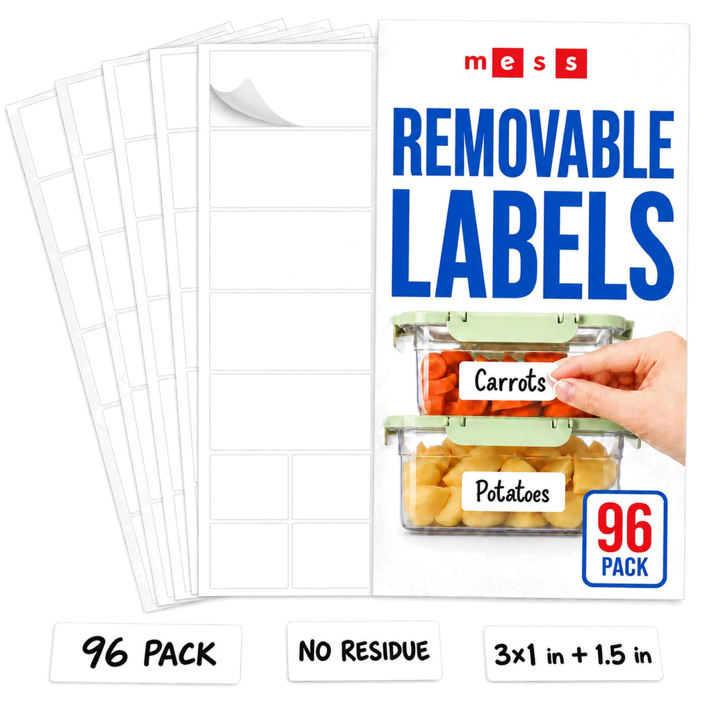 Kitchen Prep Bundle - 3" - 4" - 2" - Removable Dry Erase Labels