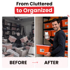 QR Code Labels for Storage Bins – 40 Smart QR Code Stickers, Scannable QR Labels for Tote Bins, Moving Box Labels, Home Organization, Packing Supplies & Inventory Tracking
