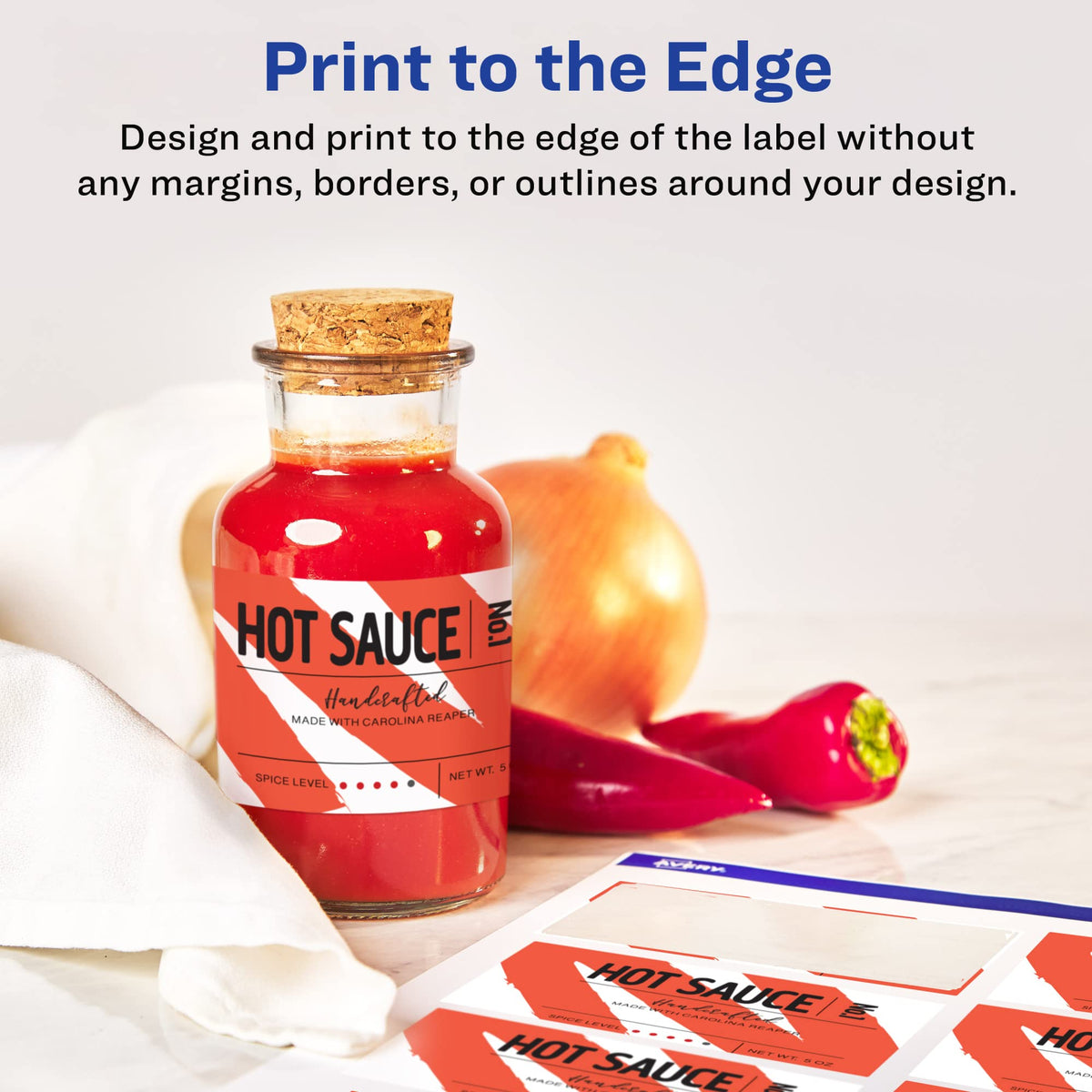 Avery Glossy White Rectangle Labels, Sure Feed Technology, 0.75" x 3.5", 200 Glossy White Labels, Print-To-The-Edge, Permanent Adhesive, Laser/Inkjet Printable 200 labels