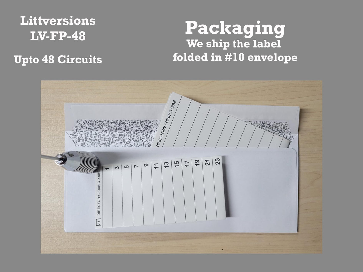 48 Circuits 2 Pack Replacement for Federal Pioneer Stab-Lok Electrical Circuit Breaker Fuse Panel Directory Labels Stickers Decals