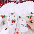 White Tags with String Attached,200 Pcs Large Marking Tags Paper White 200