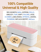 Phomemo 4x6 Thermal Label Printer Paper with Brown Creativity Thermal Labels for Shipping Label Printer