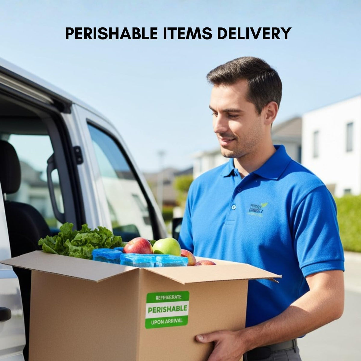 Great Eastern 500 Pcs Refrigerate Perishable Upon Arrival Labels, 3" × 2" Refrigrate Perishable Upon Arrival