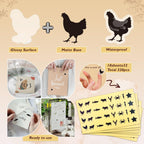 320 Pcs Meal Choice Stickers for Place Cards