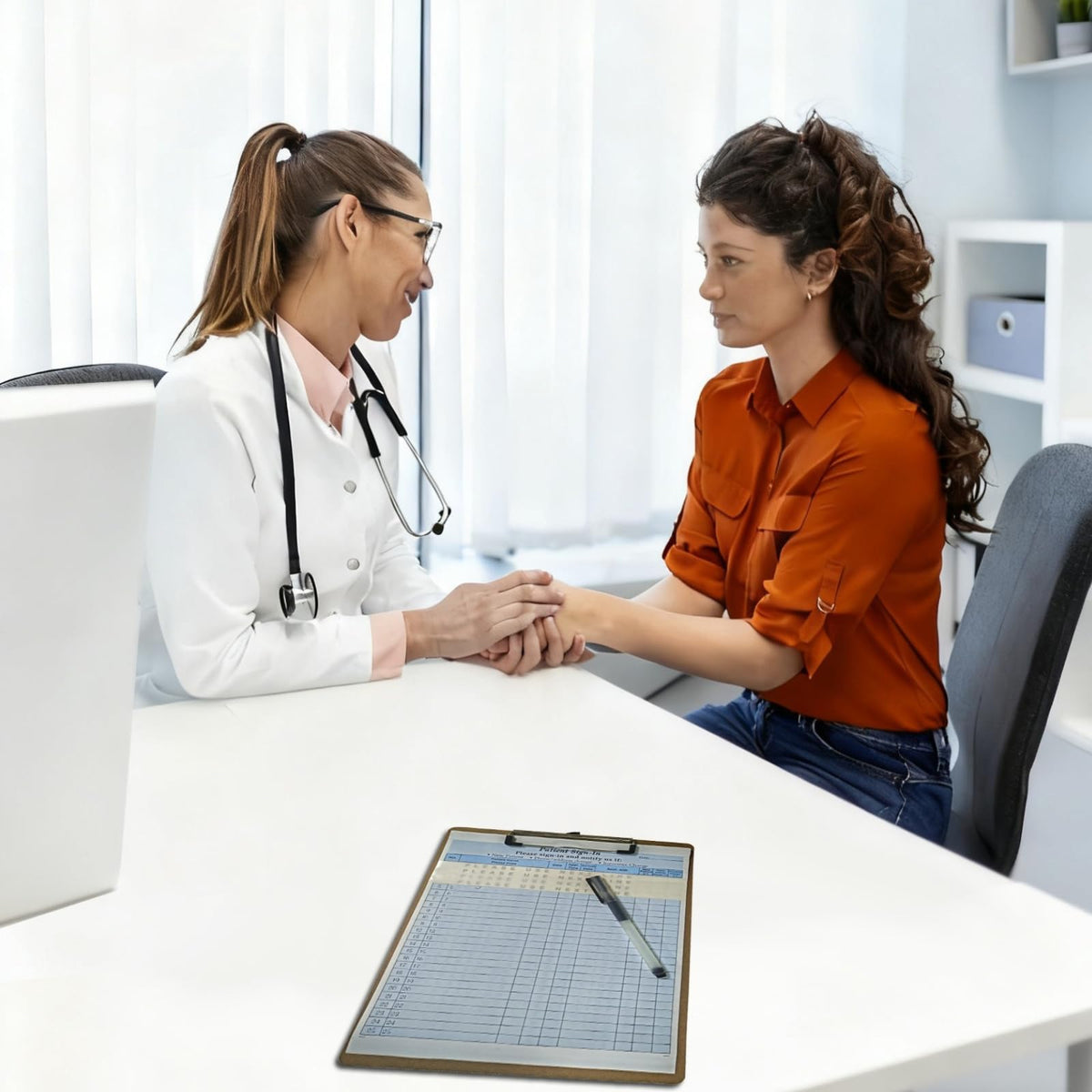 Patient Sign in Sheets, HIPAA Compliant Medical Forms with Peel-Off Labels 30