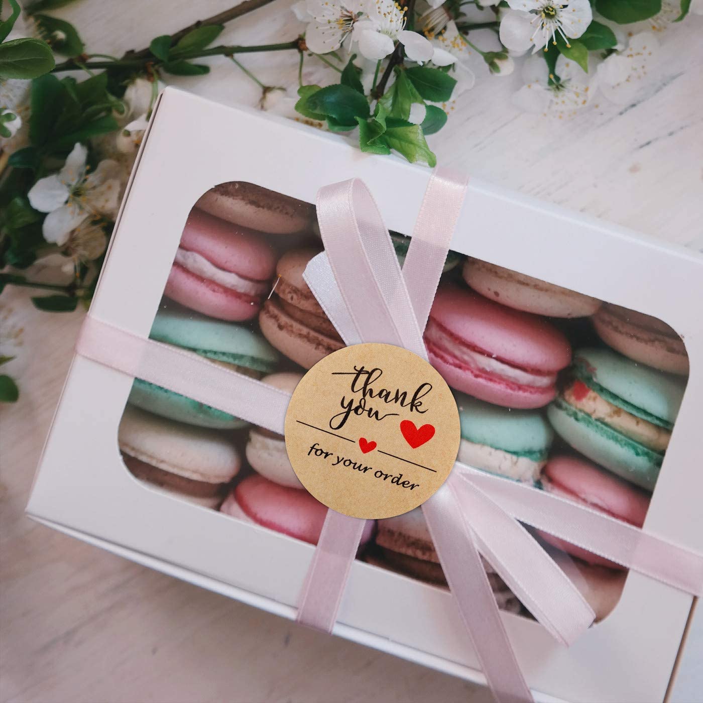 Lpraer 1000Pcs 2" Thank You for Your Order Stickers Roll Retro Adhesive Thank You Label for Packaging,Small Business,Envelopes,Cards,Letters,Boxes Thank You for Your Order (2 Inch 1000 Labels)