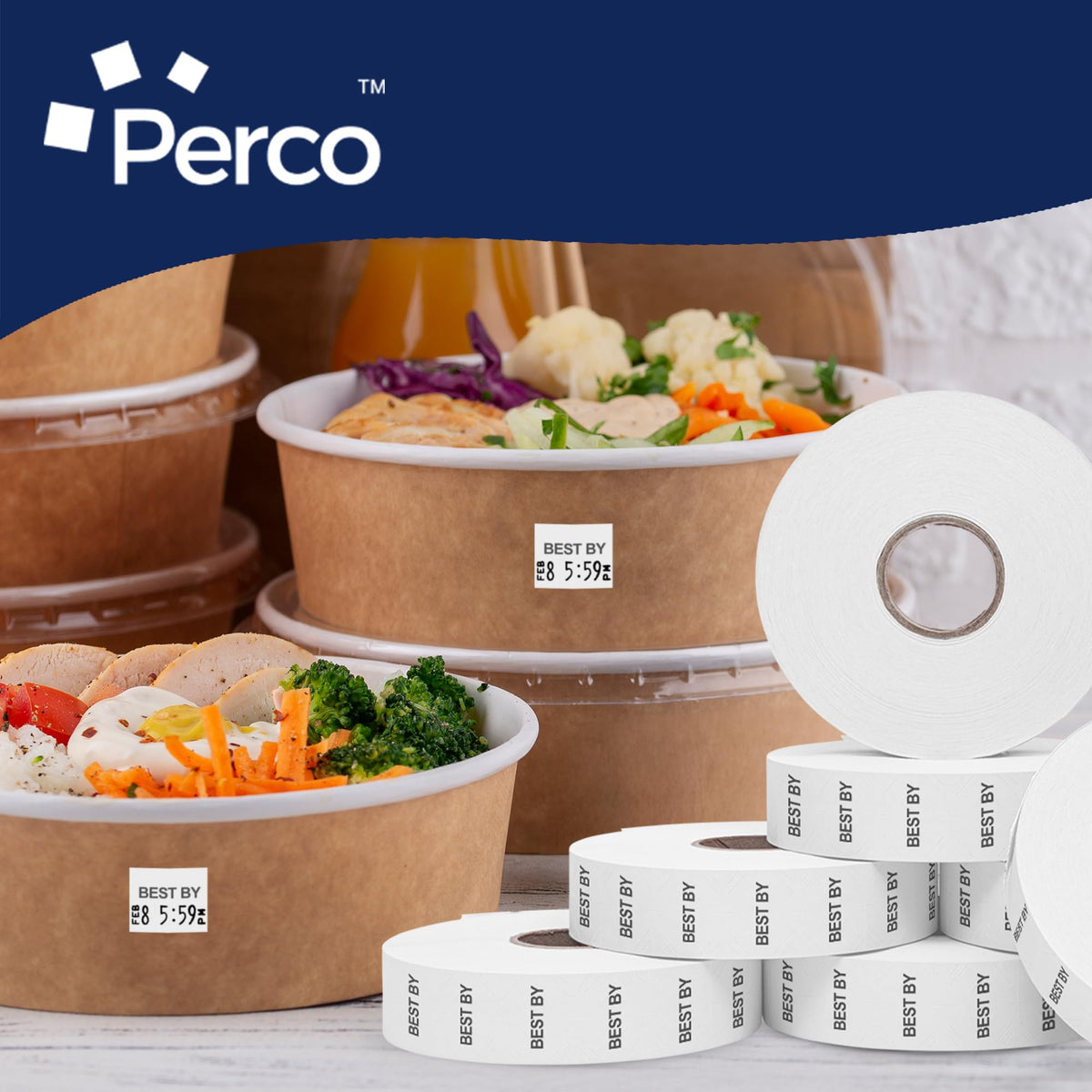 Pricing Labels for Monarch 1136 Best By - 14,000 Labels w/ 8 Rolls Value Pack, 1 Sleeve - Made in USA